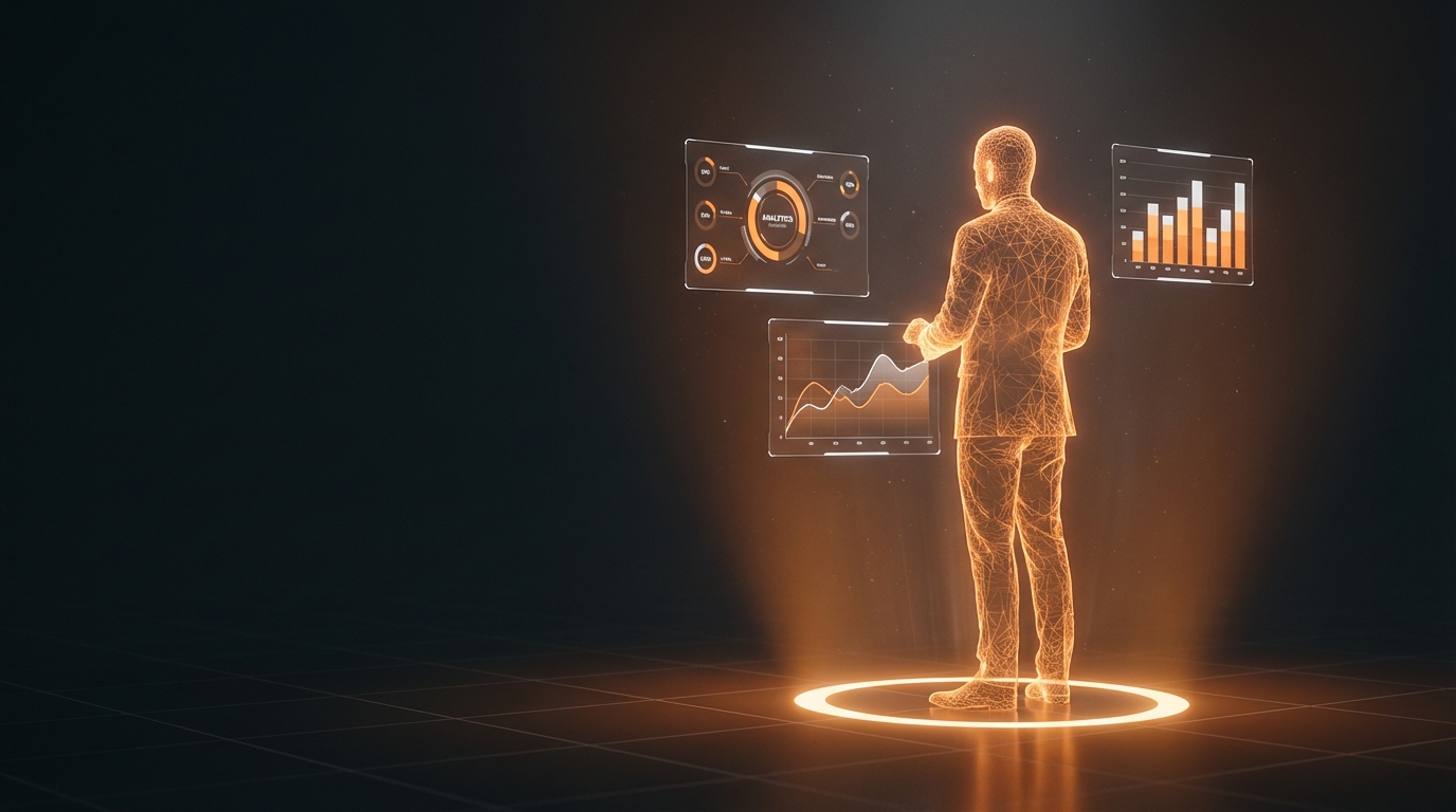 Holographic data analytics visualization